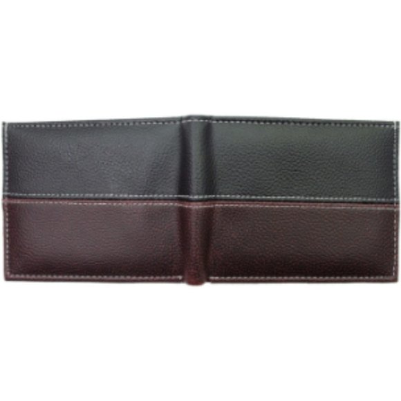 Mens Bifold Vegan Leather Wallet in Gift Box - Picture 4 of 11